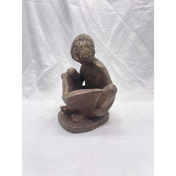 VTG Austin Productions reading boy sculpture - Picture 2 of 10